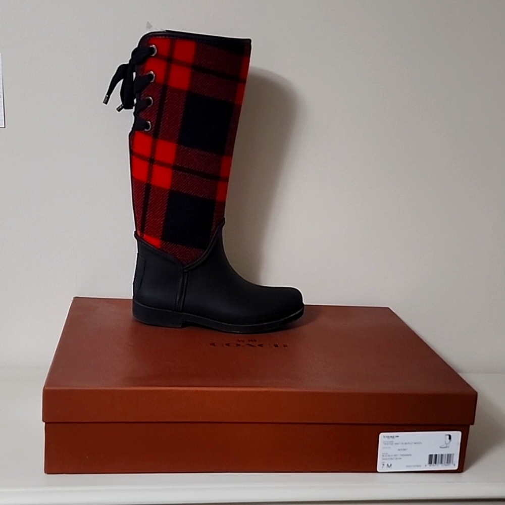 Coach rain boots